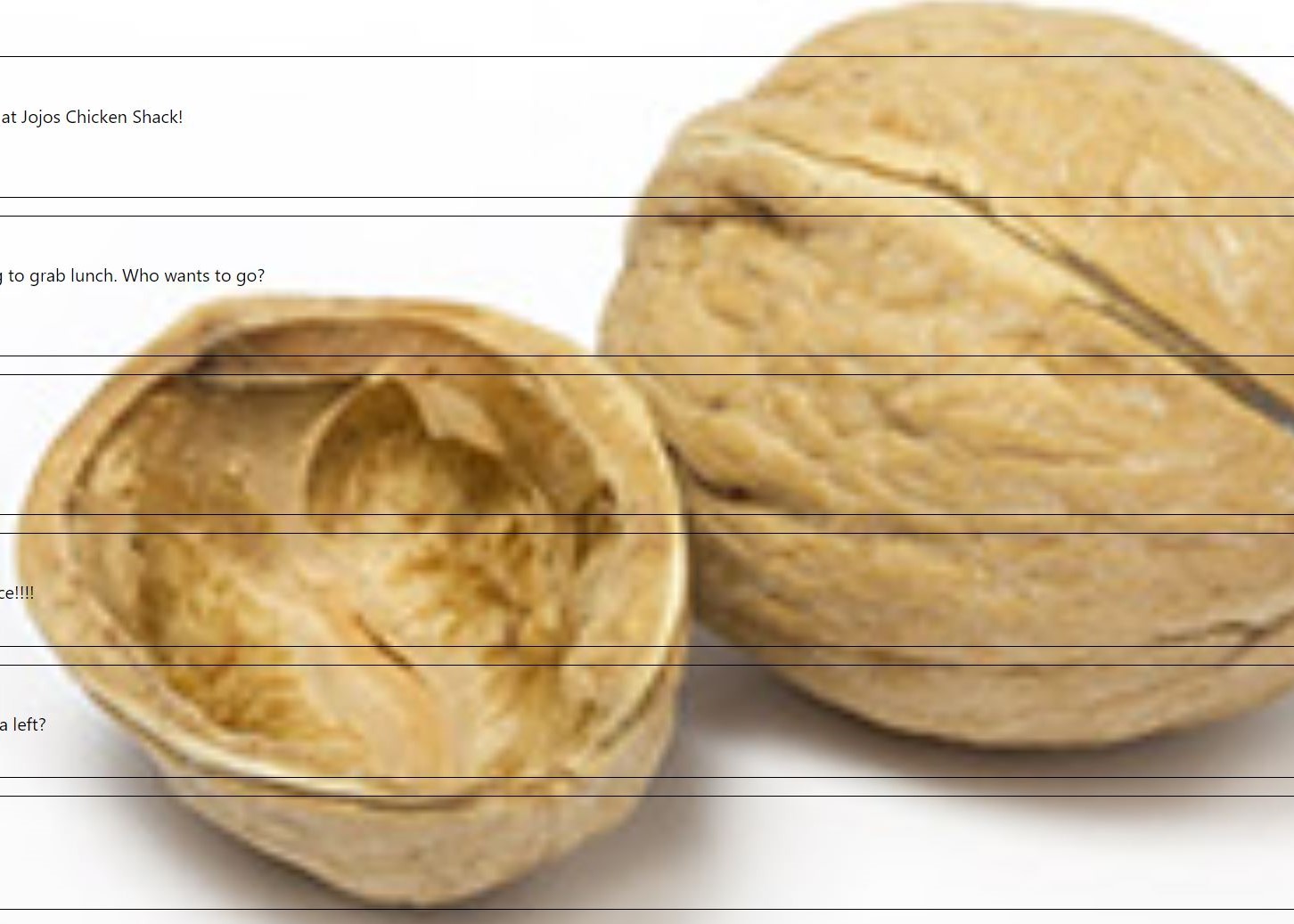 picture of cracked walnut